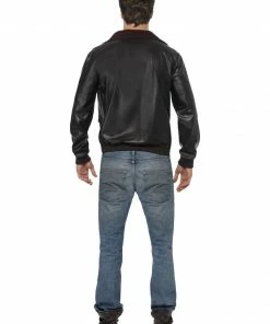 Smiffys Top Gun Bomber Jacket Mensc 7 Smiffys Top Gun Bomber Jacket Mensc