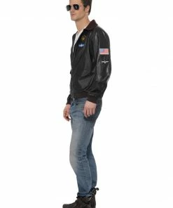 Smiffys Top Gun Bomber Jacket Mensc