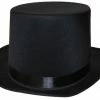 Swedia's Top Hat - Black Satin