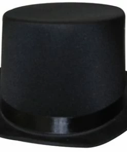 Swedia's Top Hat - Black Satin