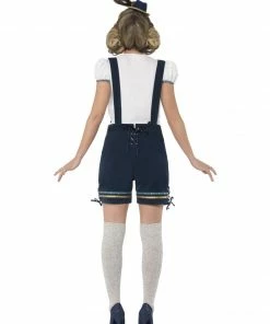 Smiffys Traditional Ladies Edelweiss Lederhosen Costume