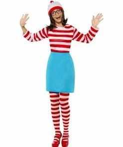 Smiffys Ladiesc Where Is Wally Wenda Costume