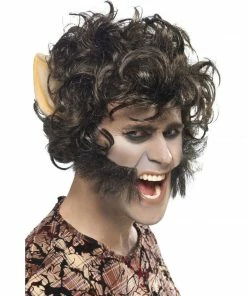 Smiffys Wigsc Werewolf Wig With Large Ears & Sideburns