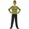 Smiffys Girls Costumes Wheres Wally Odlaw Costume - Child