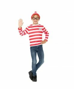 Smiffys Wheres Wally Kids Instant Kit - Children's Girls Costumes