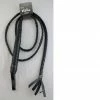 Trademart Black Faux Leather Whip