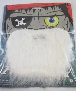 Trademart Facial Hair White Pirate Beard