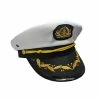 Trademart White Sailor Captain Hat