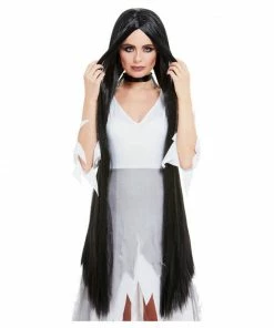 Smiffys Wigsc Witch Wig - Extra Long Black