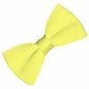 Swedia's Yellow Satin Bow Tie Suspenders & Ties