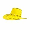 Trademart Hats & Headwear Yellow Cowboy Hat With Rope