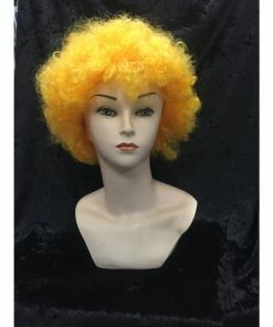 Carnival Products Circus & Clowns Yellow Curly Clown Wig