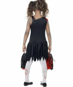 Smiffys Girls Costumes Zombie Cheerleader Costume - Girls